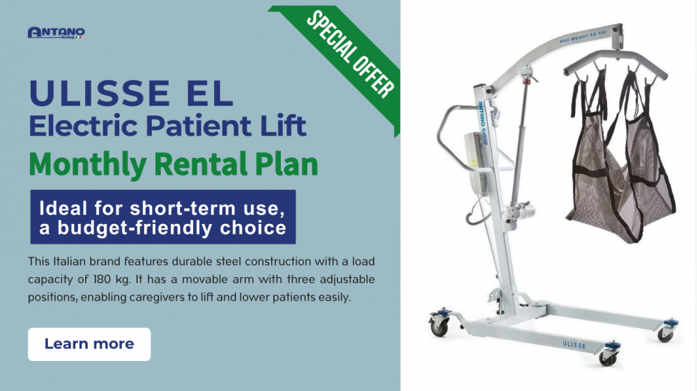 ULISSE EL Electric Patient Lift (Monthly Rental Plan) Banner