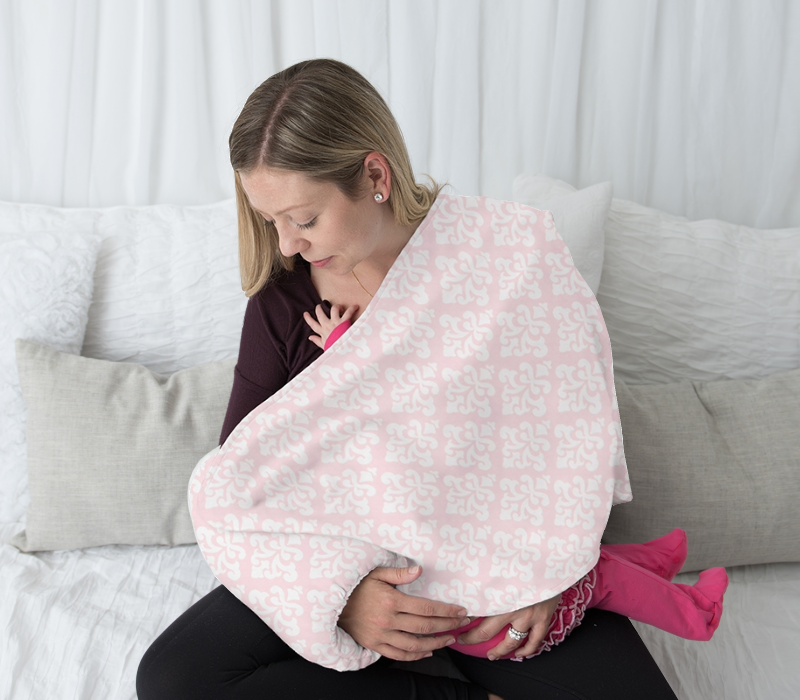 KUSHIES GoPillow Wearable Breastfeeding Pillow Pink