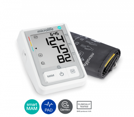 MICROLIFE BP B3 BASIC Blood Pressure Monitor with Smart MAM