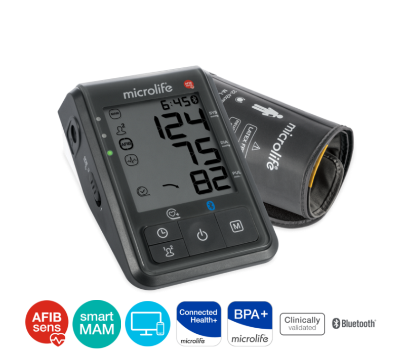 MICROLIFE BP B6 CONNECT Bluetooth® Blood Pressure Monitor with stroke risk detection